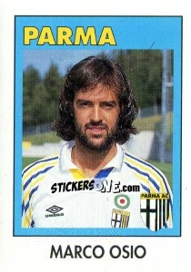 Sticker Marco Osio - Calcioflash 1993 n. 225 - Euroflash