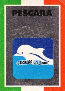 Sticker Scudetto Pescara - Calcioflash 1993 n. SC14 - Euroflash