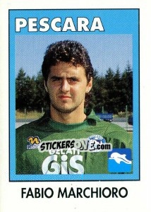 Sticker Fabio Marchioro - Calcioflash 1993 n. 234 - Euroflash