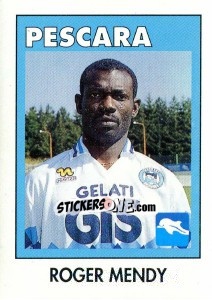 Sticker Roger Mendy - Calcioflash 1993 n. 236 - Euroflash