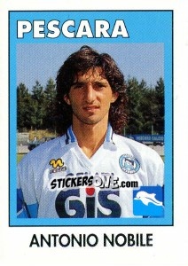 Sticker Antonio Nobile - Calcioflash 1993 n. 237 - Euroflash