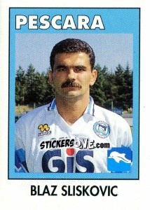 Sticker Blaz Sliskovic - Calcioflash 1993 n. 241 - Euroflash