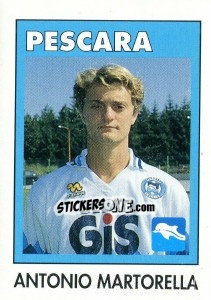 Sticker Antonio Martorella - Calcioflash 1993 n. 249 - Euroflash