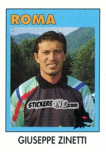 Sticker Giuseppe Zinetti - Calcioflash 1993 - Euroflash