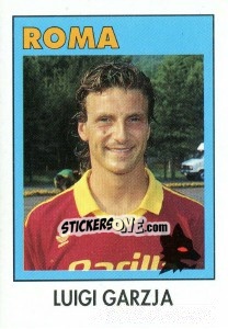 Sticker Luigi Garzja - Calcioflash 1993 - Euroflash