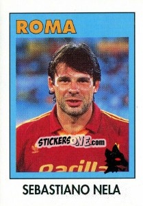 Sticker Sebastiano Nela - Calcioflash 1993 n. 257 - Euroflash