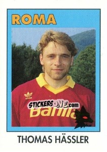 Sticker Thomas Hässler - Calcioflash 1993 - Euroflash