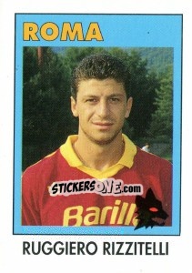 Sticker Ruggiero Rizzitelli - Calcioflash 1993 - Euroflash