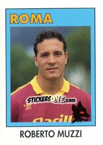 Sticker Roberto Muzzi - Calcioflash 1993 - Euroflash