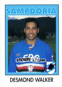 Sticker Desmond Walker - Calcioflash 1993 n. 271 - Euroflash