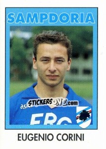 Sticker Eugenio Corini - Calcioflash 1993 - Euroflash