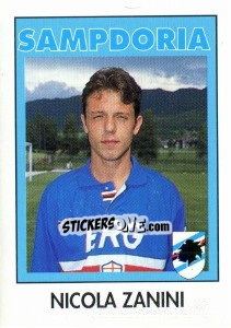 Sticker Nicola Zanini - Calcioflash 1993 n. 281 - Euroflash