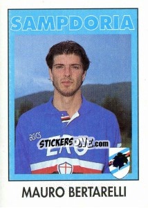 Sticker Mauro Bertarelli - Calcioflash 1993 - Euroflash