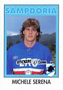 Sticker Michele Serena - Calcioflash 1993 n. 285 - Euroflash