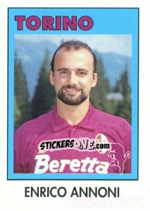 Sticker Enrico Annoni - Calcioflash 1993 - Euroflash