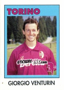 Sticker Giorgio Venturin - Calcioflash 1993 n. 296 - Euroflash