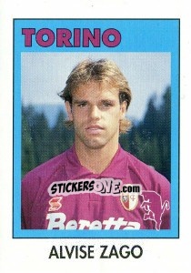 Sticker Alvise Zago - Calcioflash 1993 n. 297 - Euroflash