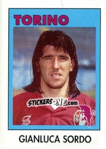 Cromo Gianluca Sordo - Calcioflash 1993 n. 299 - Euroflash