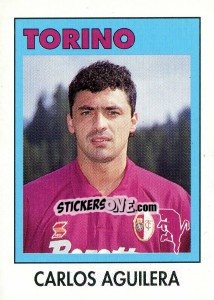 Sticker Carlos Aguilera - Calcioflash 1993 n. 301 - Euroflash