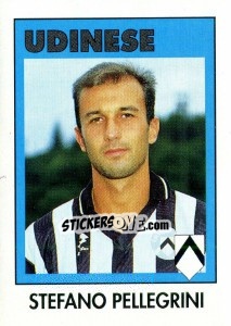 Sticker Stefano Pellegrini - Calcioflash 1993 - Euroflash