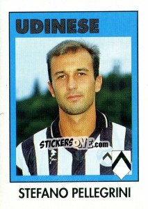 Sticker Stefano Pellegrini - Calcioflash 1993 n. 306 - Euroflash