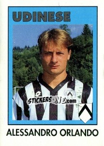 Sticker Alessandro Orlando - Calcioflash 1993 n. 307 - Euroflash