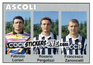 Sticker Fabrizio Lorieri / Rosario Pergolizzi / Francesco Zanoncelli