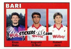 Sticker Enzo Biato / Augusto Di Muri / Robert Jarni - Calcioflash 1993 - Euroflash