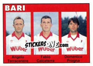 Sticker Angelo Terracenere / Fabio Calcaterra / Domenico Progna - Calcioflash 1993 - Euroflash