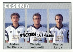 Sticker Andrea Del Bianco / Christian Lantignotti / Franco Lerda - Calcioflash 1993 - Euroflash