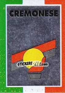 Sticker Scudetto Cremonese - Calcioflash 1993 n. SC24 - Euroflash
