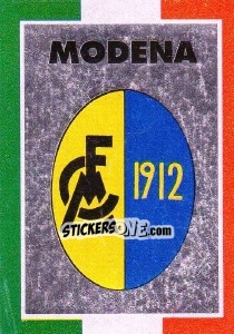 Sticker Scudetto Modena - Calcioflash 1993 - Euroflash