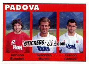 Sticker Adriano Bonaiuti / Giacomo Murelli / Franco Gabrieli - Calcioflash 1993 n. 365 - Euroflash