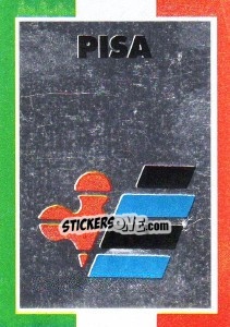 Sticker Scudetto Pisa - Calcioflash 1993 - Euroflash