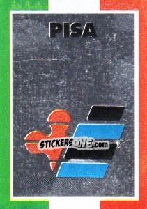 Sticker Scudetto Pisa