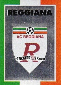 Figurina Scudetto Reggiana - Calcioflash 1993 - Euroflash
