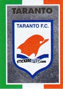 Cromo Scudetto Taranto - Calcioflash 1993 - Euroflash