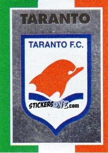 Sticker Scudetto Taranto - Calcioflash 1993 n. SC35 - Euroflash