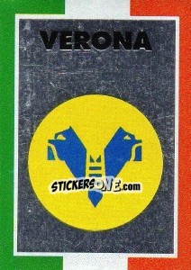 Cromo Scudetto Verona - Calcioflash 1993 - Euroflash