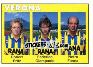 Sticker Roberto Pritz / Federico Giampaolo / Pietro Fanna