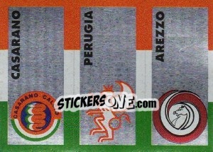 Cromo Scudetto Arezzo - Calcioflash 1993 - Euroflash