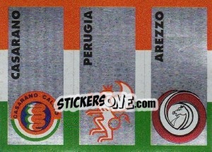 Figurina Scudetto Arezzo - Calcioflash 1993 - Euroflash