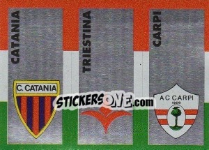 Sticker Scudetto Carpi - Calcioflash 1993 - Euroflash