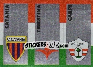 Sticker Scudetto Carpi - Calcioflash 1993 n. SC41 - Euroflash