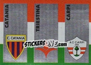 Cromo Scudetto Carpi - Calcioflash 1993 - Euroflash