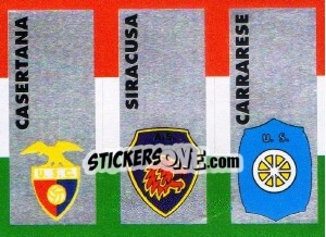 Cromo Scudetto Carrarese - Calcioflash 1993 - Euroflash