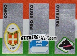 Sticker Scudetto Como - Calcioflash 1993 - Euroflash