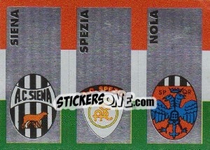 Sticker Scudetto Spezia - Calcioflash 1993 - Euroflash