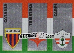 Sticker Scudetto Triestina - Calcioflash 1993 - Euroflash