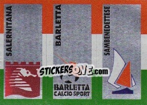 Sticker Scudetto Barletta - Calcioflash 1993 - Euroflash